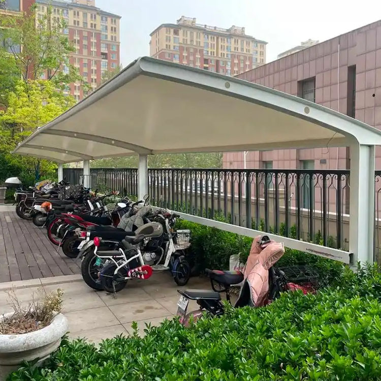 海东膜结构电动车棚